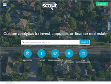 Tablet Screenshot of neighborhoodscout.com